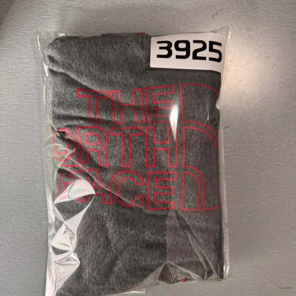 The North Face Boys XL 18/20 FlashDry Hoodie Gray Red Active Long Sleeve Shirt